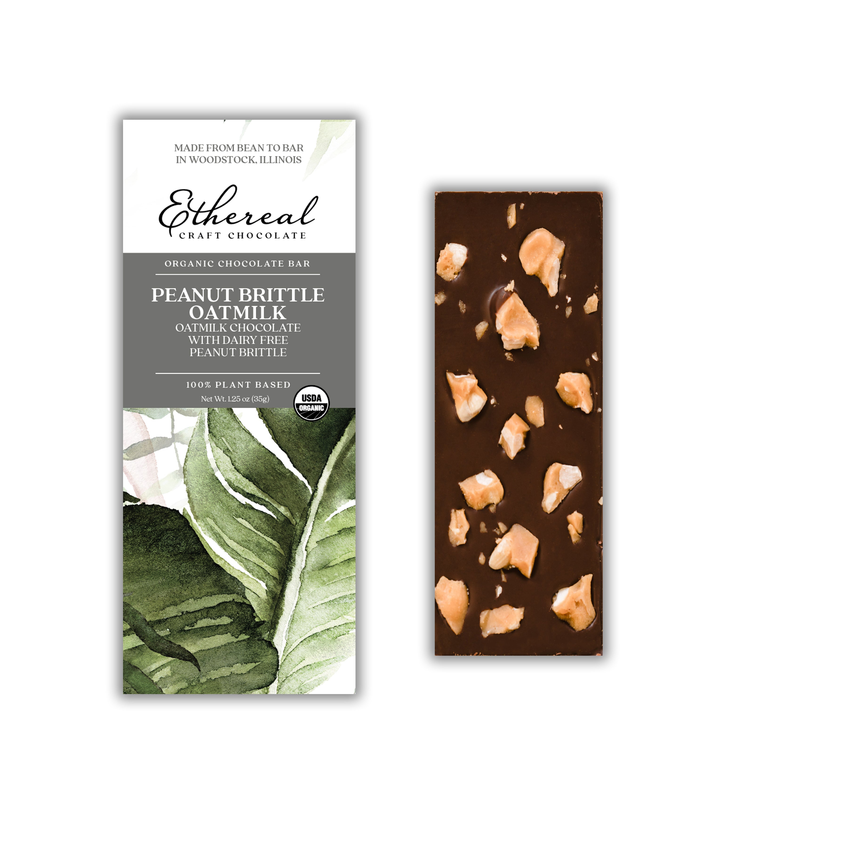 Oatmilk Peanut Brittle Bar (1.25 oz) Ethereal