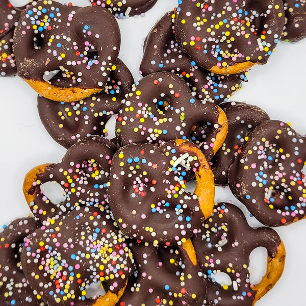 Chocolate Dipped Gluten Free Pretzels