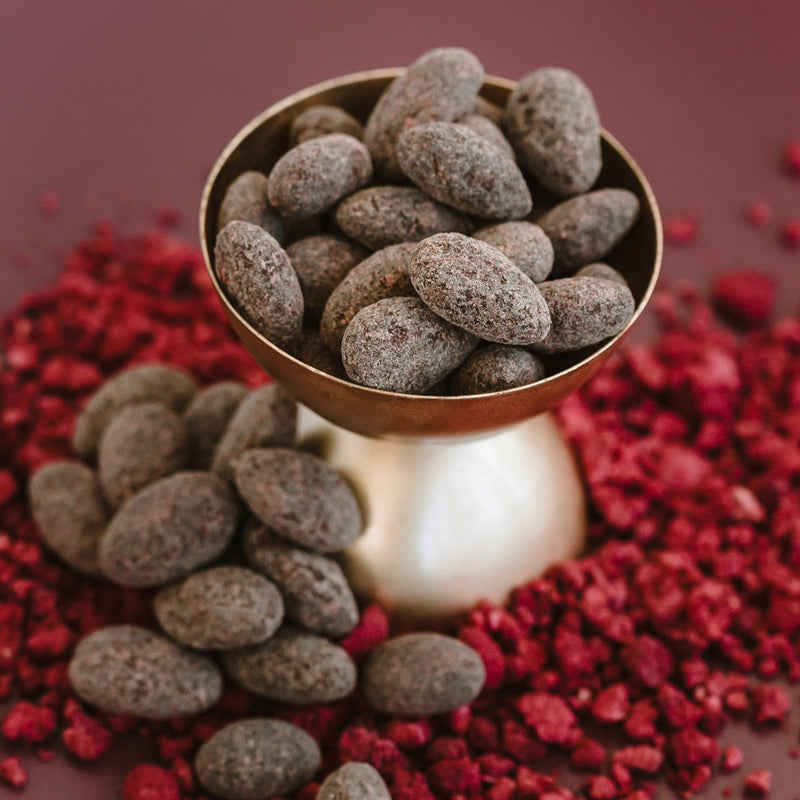 Ruta Almonds Raspberry Raspberry Chocolate Almonds – Ethereal