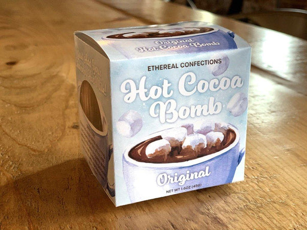 Dark Chocolate Hot Cocoa Bomb in Gift Box