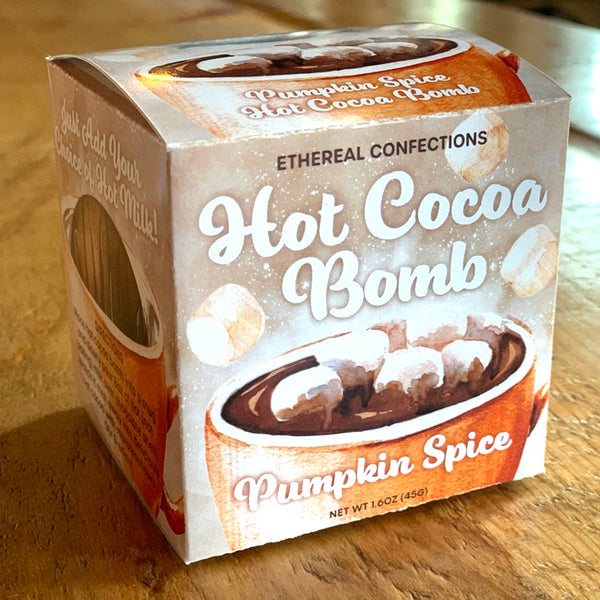 Pumpkin Spice Cocoa Bomb