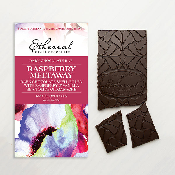 Raspberry Meltaway Chocolate Bar